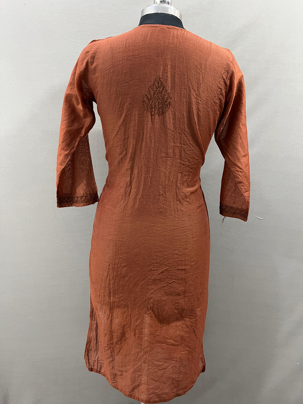 Brown Chanderi Kurta