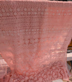 Peach Half Jaal Saree
