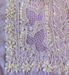 Lavender Cotton Unstiched Suit