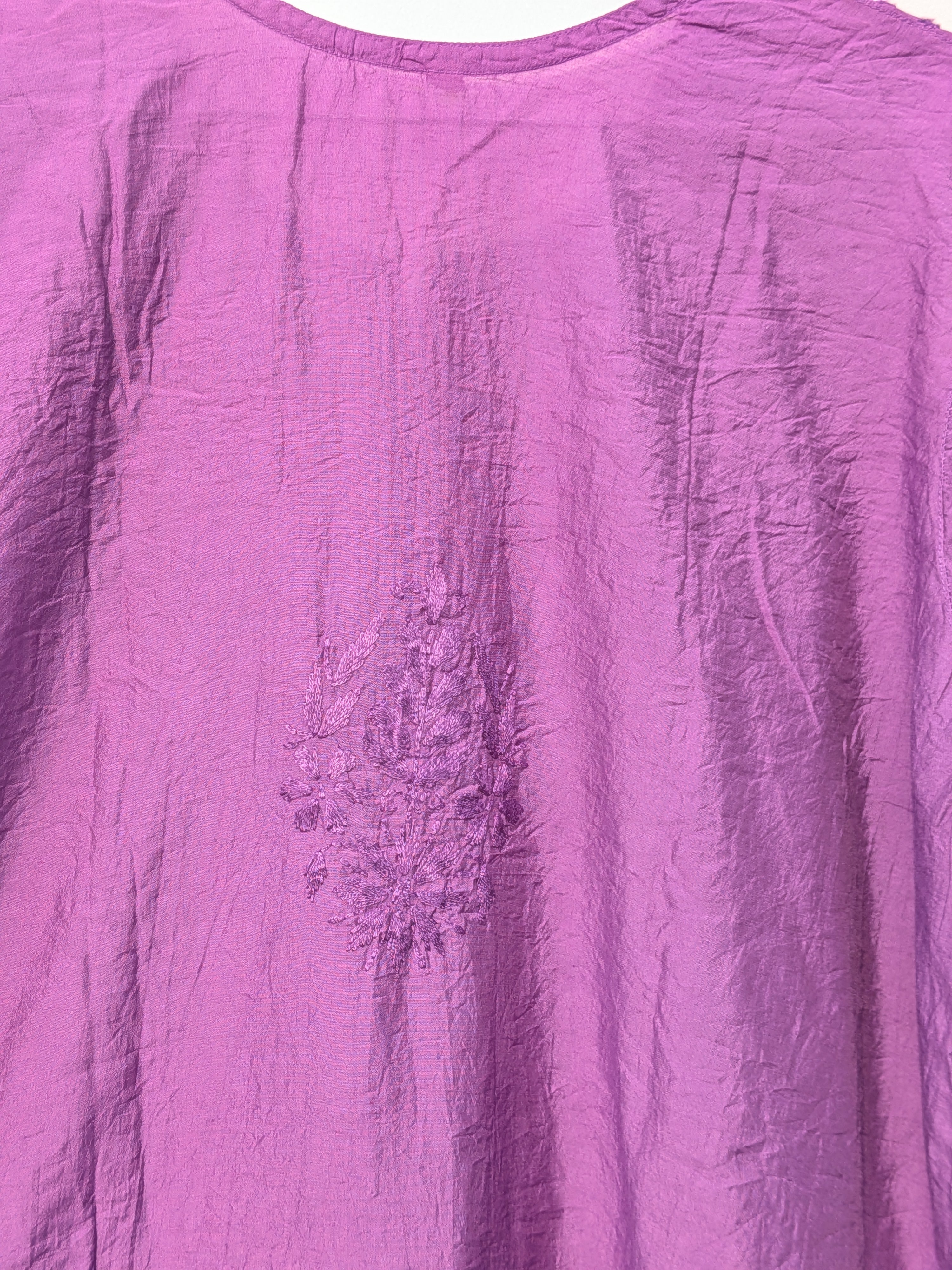 Violet Chanderi Kurta