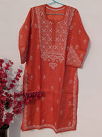 Red Cotton Kurta