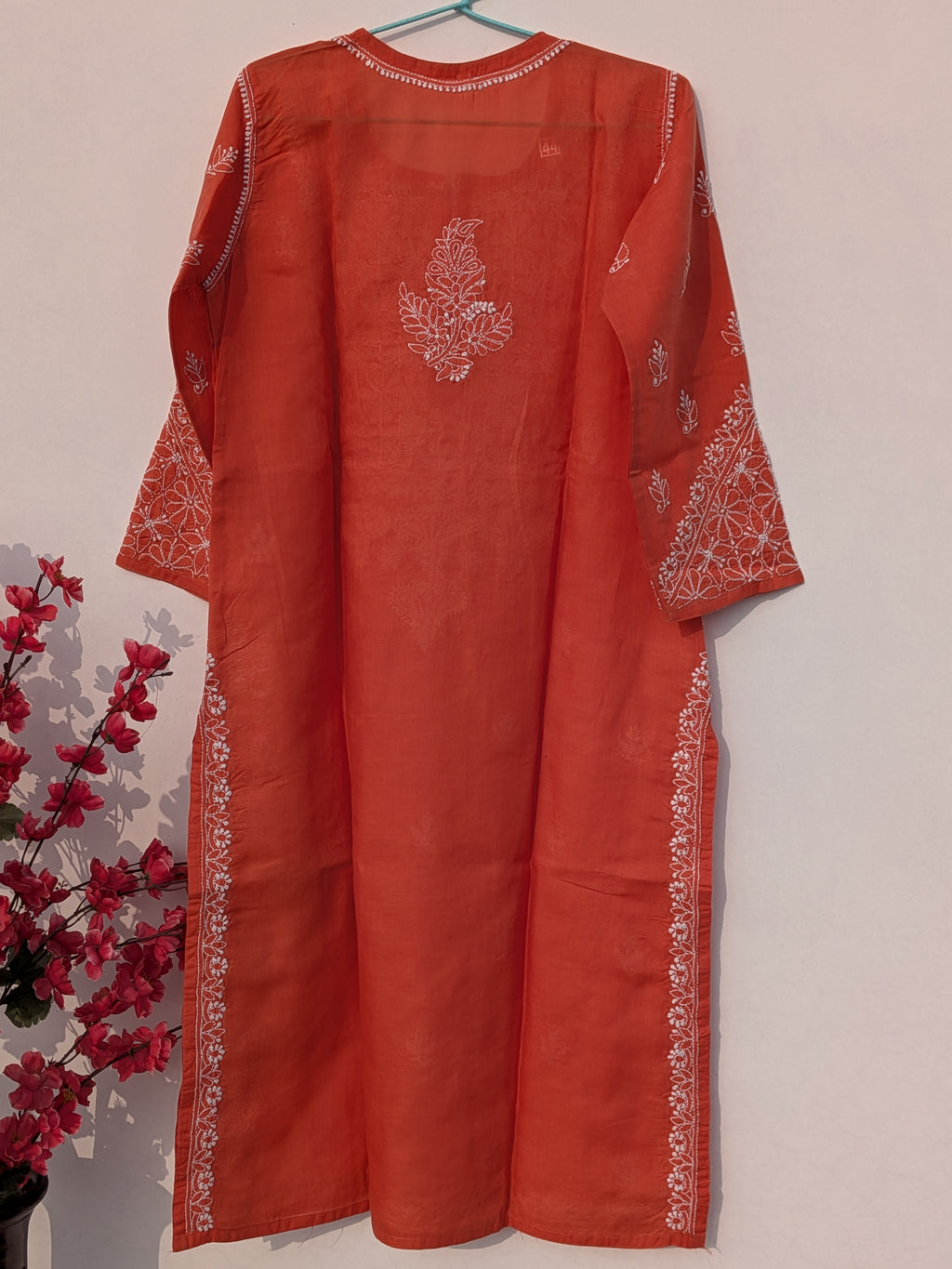 Red Cotton Kurta