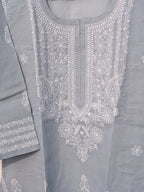 Grey Cotton Kurta
