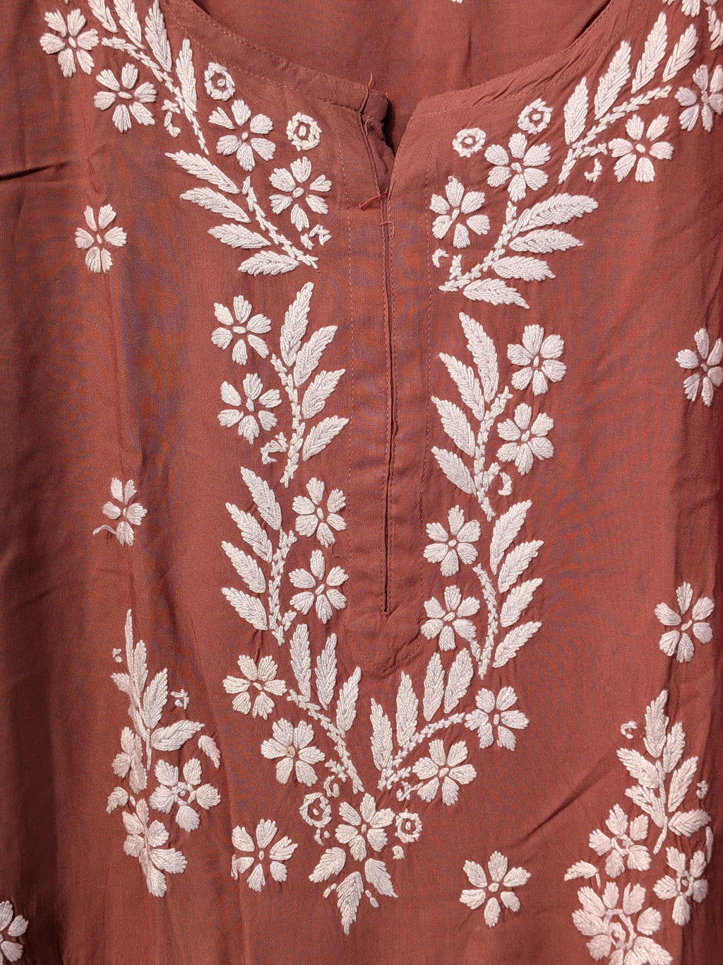 Brown Rayon Kurta