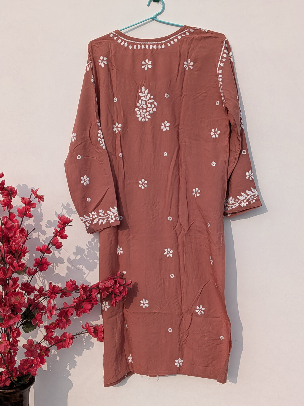 Brown Rayon Kurta