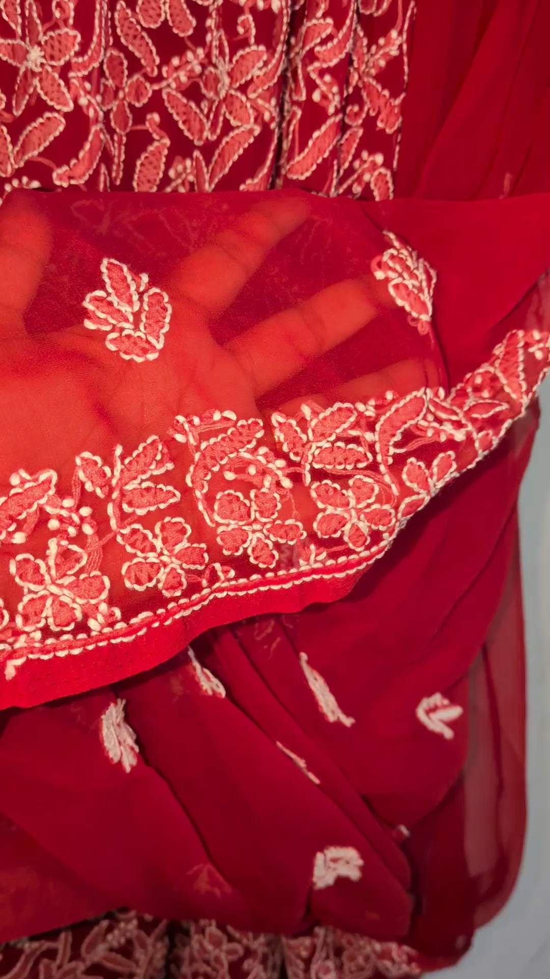 Red Jaal suit unstitched