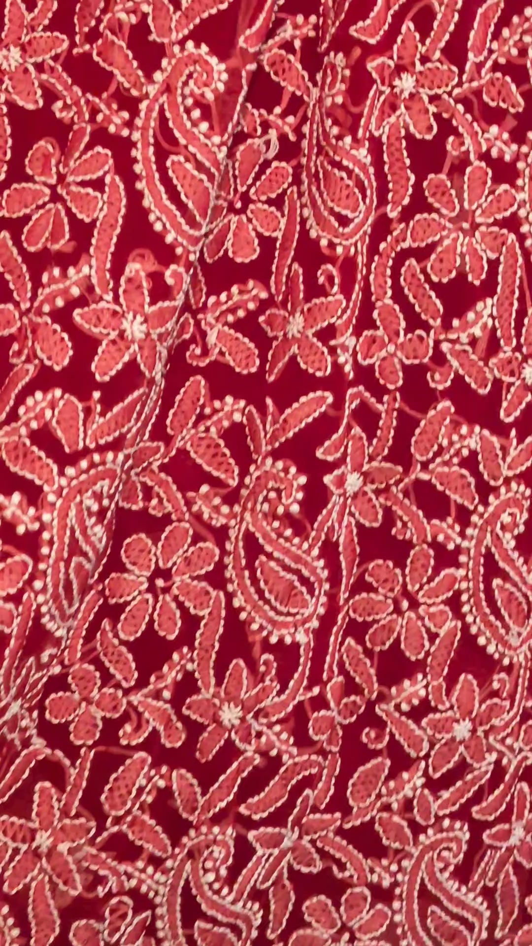 Red Jaal suit unstitched