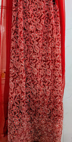 Red Jaal suit unstitched