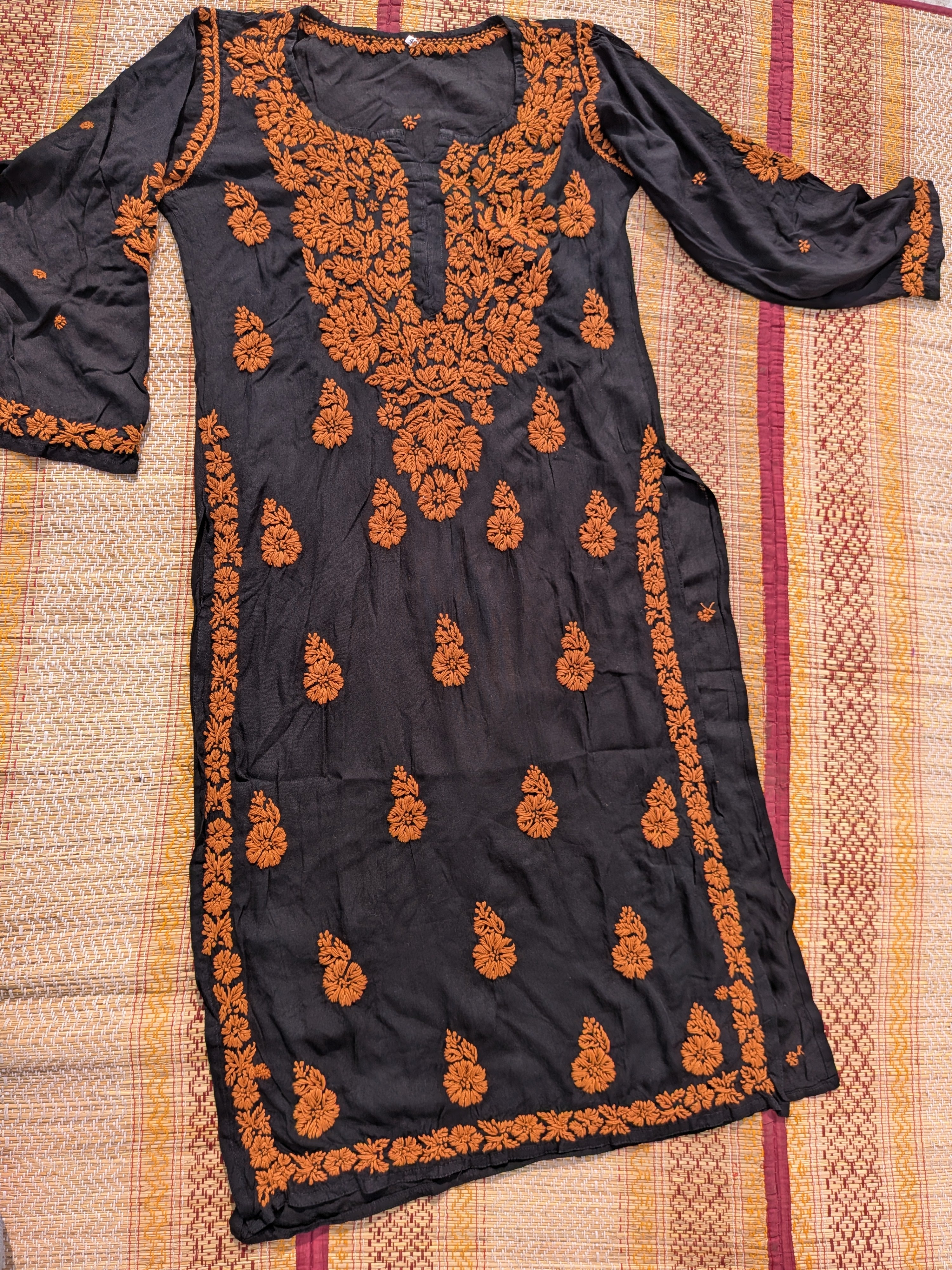 Black and Brown kurta in size 38
