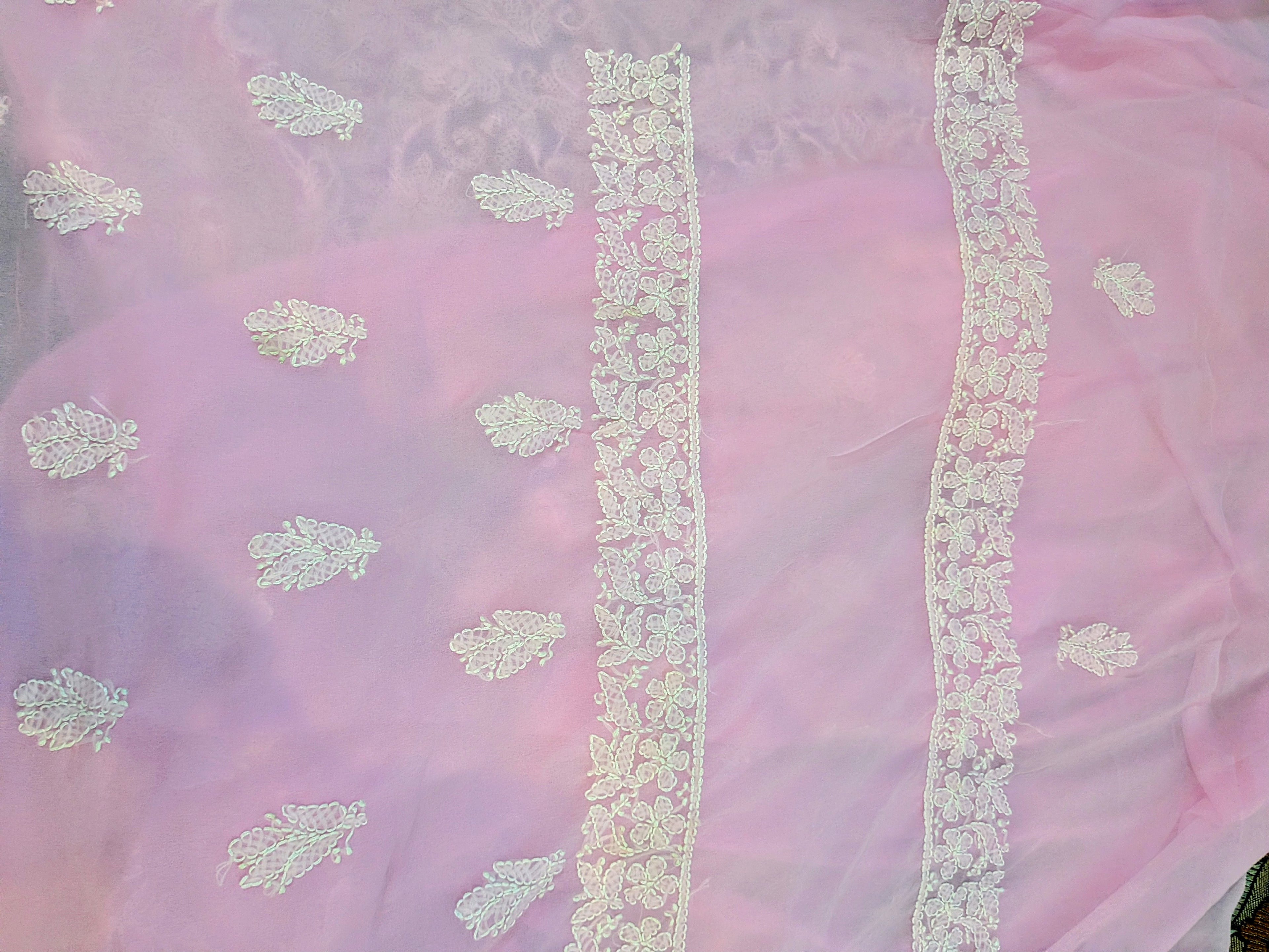 Pink jaal 3 pc suit