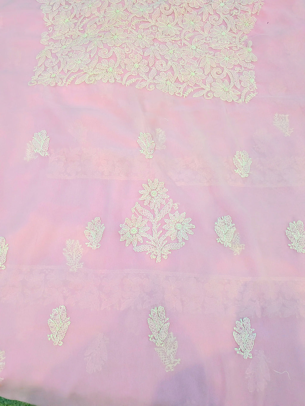 Pink jaal 3 pc suit